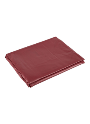 Drap de lit en vinyle rouge 200 x 230 cm - R250422